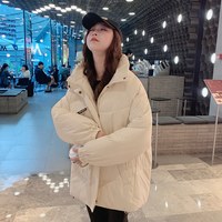 移动端：和锋金羽 oversize面包服短款羽绒棉衣棉服女2025年新款潮秋冬季外套厚棉袄
