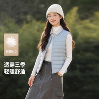 雪中飞 女式羽绒马甲 静谧灰 3XL 185/104A