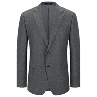 雅戈尔 YOTX217286 羊毛混纺平驳领西服上衣 灰色 165/88A