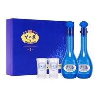 洋河 梦之蓝旗舰店 梦之蓝M6礼盒52度500ml*2瓶装白酒礼盒纯粮白酒送礼
