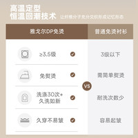 雅戈尔 VLDP119668IBY 全棉免烫 浅蓝 37(165/80Y) 长袖衬衫