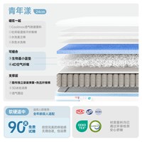 双人卧室家用透气速干弹簧床垫酷布独立袋家用可拆洗床垫