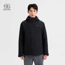 KOLON SPORT 冲锋衣羽绒三合一KUTITECH 2L男士徒步外套夹克
