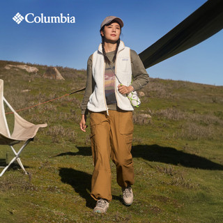 Columbia哥伦比亚 AR0688 抓绒背心 象牙白 L
