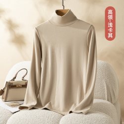 M.D.P. 蓄热升温双面磨毛德绒外穿内搭修身高领保暖上衣