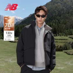 new balance 官方26冬新款立领防泼水双面保暖鸭绒羽绒服MJ62R26W