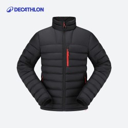 迪卡侬 旗舰店官方羽绒服男立领冬季短款女羽绒衣运动户外外套ODT3