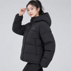 阿迪达斯 官方正品女装 冬季新款运动服户外跑步训练保暖羽绒服