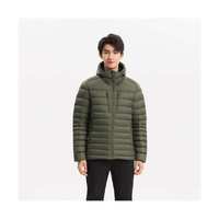 迪卡侬 日本直邮DECATHLON 男士羽绒服 带帽 TREK500 卡其色