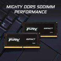金士顿 DDR5 6400MHz 16GB CL38 笔记本内存条