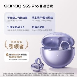 塞那 S6S Pro 耳夹式蓝牙耳机