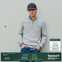添柏岚 官方男装立领针织衫秋季新品商务通勤透气|A2A1N A2A1N052/中麻灰色