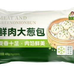 茂徽鲜肉大葱小笼包速冻包子早餐鲜香松软儿童速食003