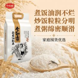 今知香 10斤油粘米南方籼米长粒香米晚稻真空包装蛋炒饭煲仔饭批发