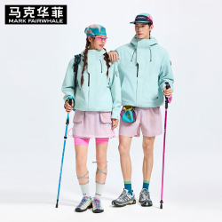 马克华菲 男女同款 三合一冲锋衣