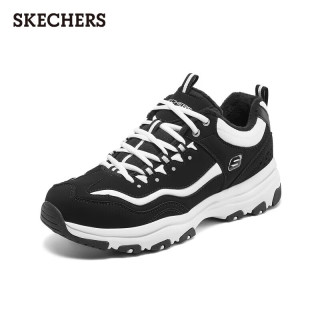 斯凯奇 加绒 熊猫奥利奥系列 男女款复古运动老爹鞋