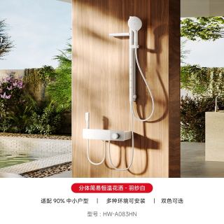 霍尼韦尔 淋浴花洒套装无顶喷小户型简易花洒浴室分体式不带顶喷头