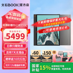 文石 T13C电纸书 彩色墨水屏电子纸 智能阅读平板电脑办公本 官方标配