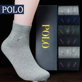 POLO 袜子男纯棉男士袜子秋季男冬袜男士皮鞋专用袜子男款秋春秋天