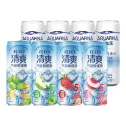 锐澳 微醺系列 清爽330ml*4罐+气泡水330ml*4罐 随机口味