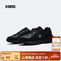 K·SWISS 盖世威（K·SWISS）休闲鞋男 秋季新款 舒适耐磨情侣款时尚运动鞋8487 001-纯黑/极致灰