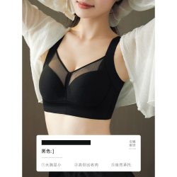 Anna Sweet Talks 10A抑菌蕾丝内衣女大胸显小超薄透气提拉防下垂大码文胸