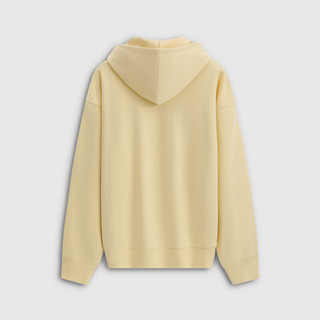 Gap 854715 Logo刺绣毛圈连帽卫衣 鹅黄色 XS
