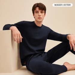 Hodo 保暖内衣套装男2026冬季黄金甲秋衣秋裤