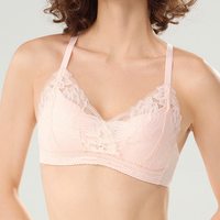 88VIP：舒雅 女士蕾丝无钢托轻薄亲肤内衣文胸BRA23627B