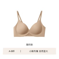 Ubras 小胸聚拢显大内衣女无痕收副乳粉底液加厚杯无钢圈升杯文胸