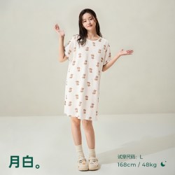 安之伴 睡衣睡裙女短袖套装情侣可外穿家居服