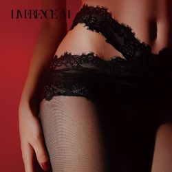 Limerence M 「0.01蕾丝交叉腰」情调约会免脱开裆丝袜纯欲性感连裤袜