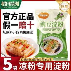 稻田绿洲 5斤2斤凉粉专用粉纯豌豆粉家用商用白凉粉凉皮四川凉粉