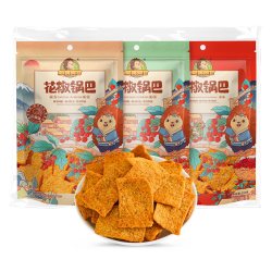 刺猬阿甘 花椒锅巴220g*3袋花椒爆辣椒香休闲零食追剧解馋大包装