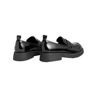 Bata 英伦牛皮乐福鞋 黑色 38 女单鞋
