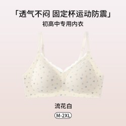 发育期少女文胸高中生内衣初中学生青春期女孩大童三阶段定型胸罩
