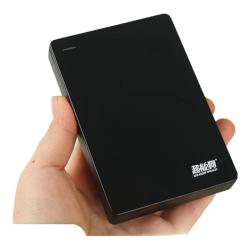 超能狗 2TB 移动硬盘机械 三色可选 USB3.0 2.5英寸 兼容Mac 数据存储 轻薄便携