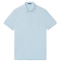 十如仕 汗无痕 透气 男士POLO衫 浅蓝色 2XL