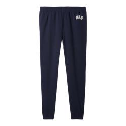Gap 男装抓绒松紧腰针织束脚裤 海军蓝 M码