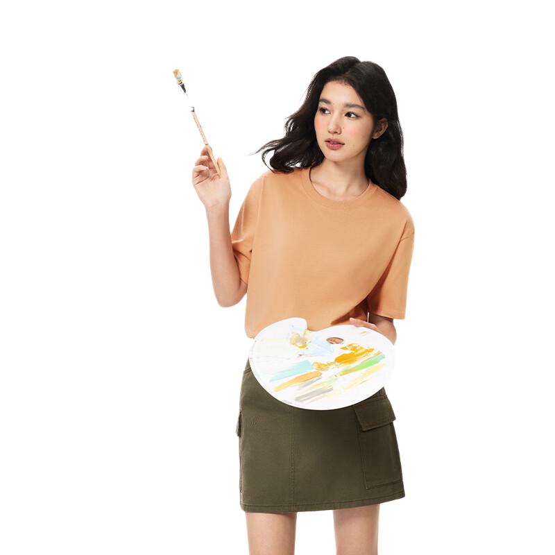 短袖款-蜜桃色 棉柔T3.0升级
