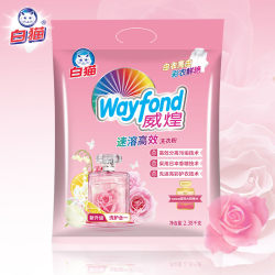 白猫 威煌 速溶高效洗衣粉 2.38kg 清新柚子香