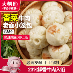 大希地 老面发酵 牛肉小笼包