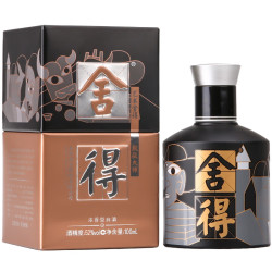 舍得 沱牌 艺术沱牌 黑 52%vol 浓香型白酒 100ml