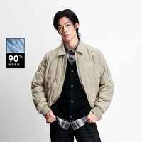 移动端：杰克琼斯 BSQ联名冬季新款宽松潮舒适轻盈保暖翻领羽绒服外套男装