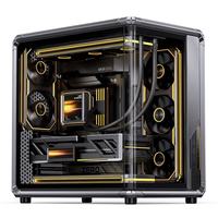 乔思伯 X400 支持背插360水冷 深空灰 ATX机箱