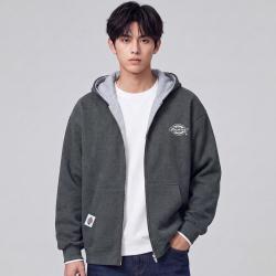 Dickies 时尚百搭柔软春秋男式卫衣宽松连帽开衫印花长袖卫衣拉链外套男