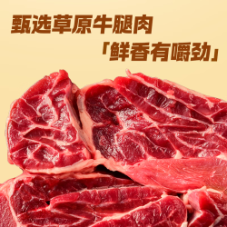 梦可极 酱牛肉2斤装100g*10 熟开袋即食卤牛腿肉五香味休闲零食京东物流