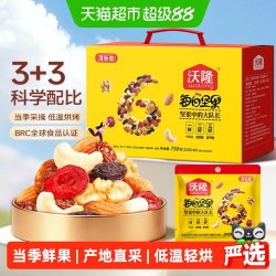 沃隆 每日坚果清新款混合坚果仁干果零食坚果小黄袋礼盒