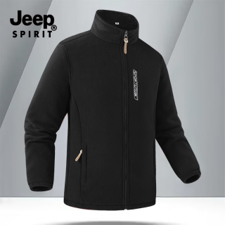JEEP SPIRIT 男士摇粒绒外套（常规/加绒可选）