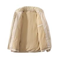 JEEP SPIRIT 加厚立领保暖棉服 果绿 XL 男士外套
